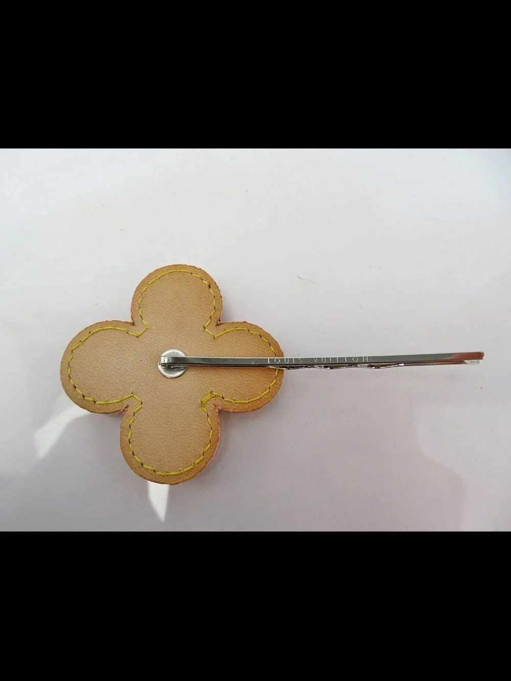 Louis Vuitton Multicolor Flower Bobby Pin Trio - Purple, Yellow, Light Yellow